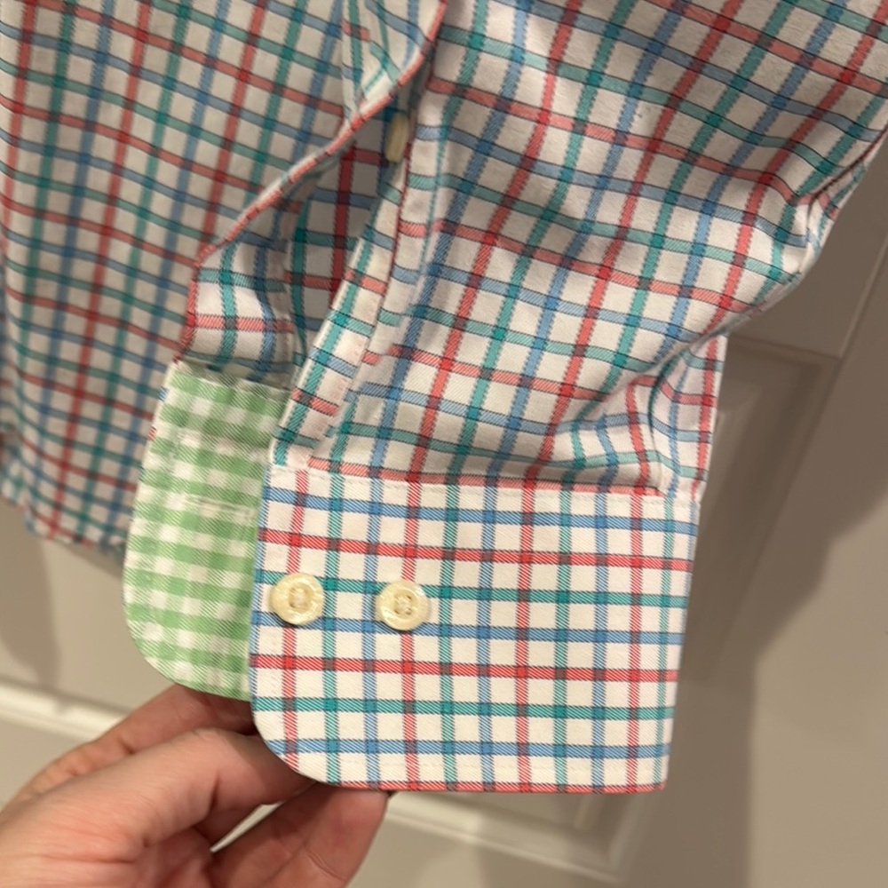 Authentic Masters Peter Millar Multicolor Checker… - image 3